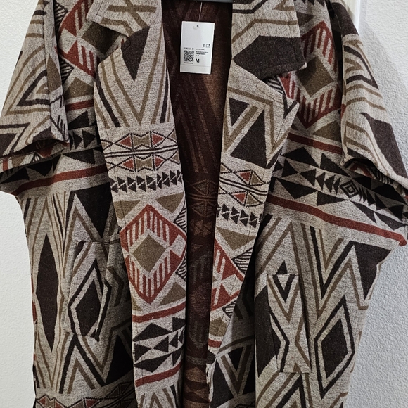Aztec kimono style coat - Picture 5 of 10
